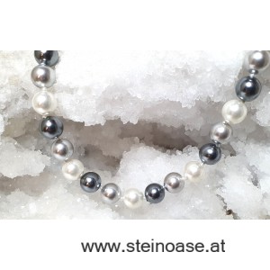 Kette Muschelkern - Perle 10mm